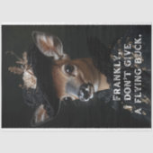 Eerlijk gezegd geef ik geen dollar Sassy Deer Deco Tissuepapier (Voorkant)