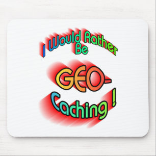 Eerlijk gezegd: "Geocaching" Muismat