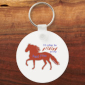 Eerlijk gezegd: Gliding Paso Fino Sleutelhanger (Voorkant)