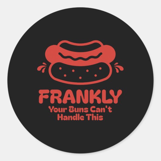 Eerlijk gezegd kunnen je konijnen deze grappige ho ronde sticker (Voorkant)