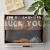 Eerlijk gezegd mijn hert, Buck you Sassy Deer Deco Tissuepapier (Geschenk)