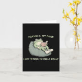 Eerlijk gezegd, mijn lief, probeer ik dagelijks te kaart (Gele Bloem)