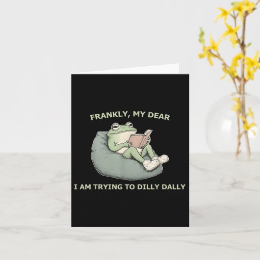 Eerlijk gezegd, mijn lief, probeer ik dagelijks te kaart (Gele Bloem)