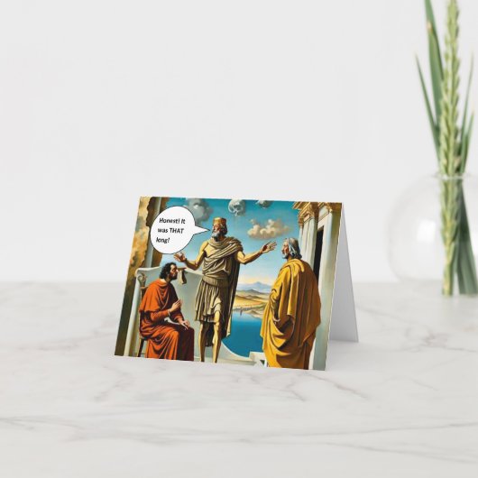 Eerlijk gezegd was het zo lang bedankkaart (Voorkant)