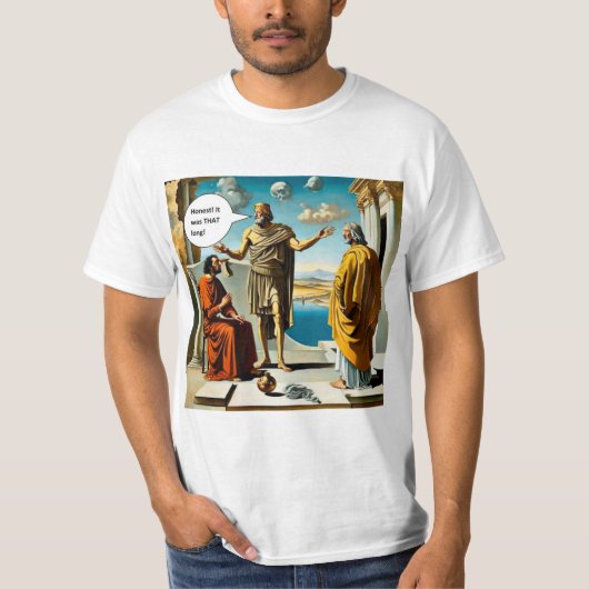 Eerlijk gezegd was het zo lang t-shirt (Voorkant)