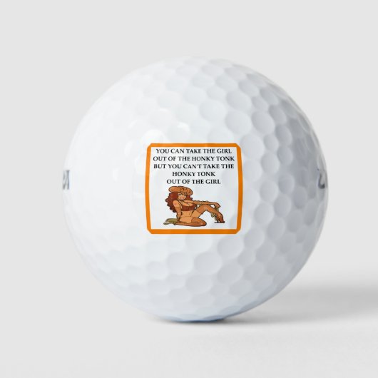 eerlijk golfballen (Voorkant)