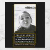 Eerlijk leraar cadeau geniet van dit flesje wijn etiket (Enkel label)