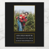 Eerlijk leraar cadeau geniet van dit flesje wijn etiket (Enkel label)