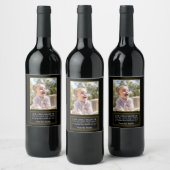 Eerlijk leraar cadeau geniet van dit flesje wijn etiket (Flessen)