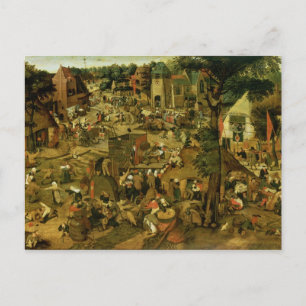 Eerlijk met een theatervoorstelling, 1562 briefkaart