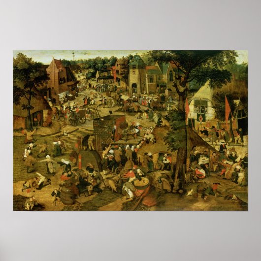 Eerlijk met een theatervoorstelling, 1562 poster (Voorkant)