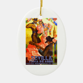 Eerlijk Poster Sevilla april 1949 Keramisch Ornament
