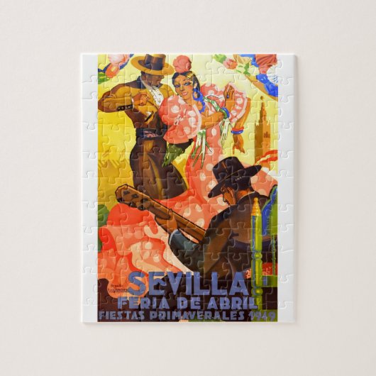 Eerlijk Poster Sevilla april 1949 Legpuzzel (Verticaal)