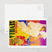 Eerlijk Poster Sevilla april 1955 Briefkaart (Voorkant / Achterkant)