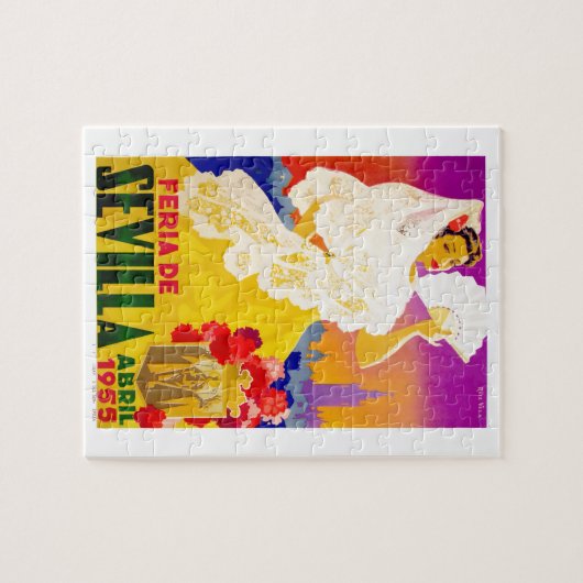 Eerlijk Poster Sevilla april 1955 Legpuzzel (Horizontaal)