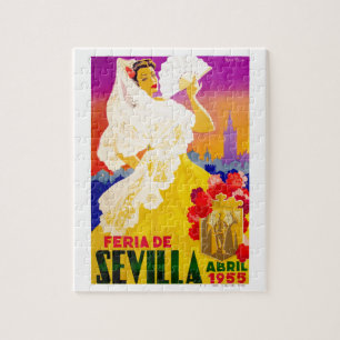 Eerlijk Poster Sevilla april 1955 Legpuzzel