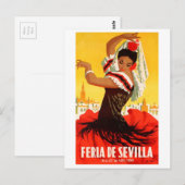 Eerlijk Poster Sevilla april 1959 Briefkaart (Voorkant / Achterkant)