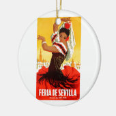 Eerlijk Poster Sevilla april 1959 Keramisch Ornament (Links)