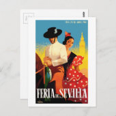 Eerlijk Poster Sevilla april 1961 Briefkaart (Voorkant / Achterkant)
