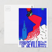 Eerlijk Poster Sevilla april 1964 Briefkaart (Voorkant / Achterkant)