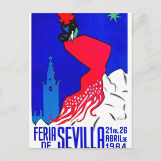 Eerlijk Poster Sevilla april 1964 Briefkaart