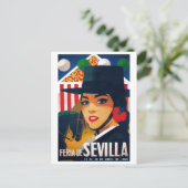 Eerlijk Poster Sevilla april 1969 Briefkaart (Staand voorkant)