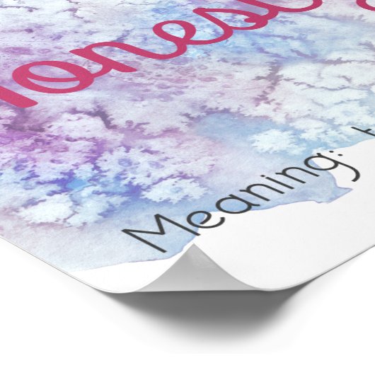 Eerlijk Poster tekenmerk (Hoek)