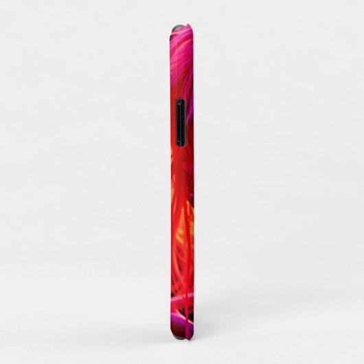 Eerlijk skelet met roze haarontwerp Case-Mate iPhone case (Achterkant/rechts)