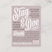 Eerlijk Ticket Stag & Doe (Voorkant)