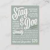 Eerlijk Ticket Stag & Doe (Voorkant)