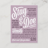 Eerlijk Ticket Stag & Doe (Voorkant)