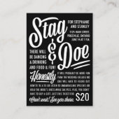 Eerlijk Ticket Stag & Doe (Voorkant)