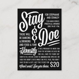 Eerlijk Ticket Stag & Doe