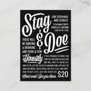 Eerlijk Ticket Stag & Doe