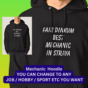 Eerlijk waar BESTE MONTEUR in Australië Hoodie