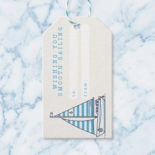 Eerlijk Zeilen Gewenst Cadeaulabel