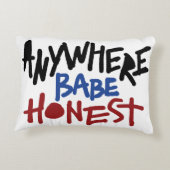 Eerlijke baby kan goed slapen accent kussen (Achterkant)