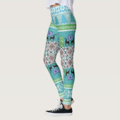 Eerlijke blauwe leggings (Links)