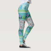 Eerlijke blauwe leggings (Rechts)