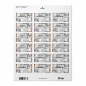 Eerlijke condoleance etiket (Full Sheet)