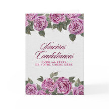 Eerlijke condoleances - Het verlies van uw lieve m