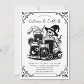 Eerlijke Drankjes Cocktail Halloween Party Kaart (Voorkant)