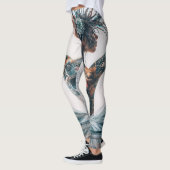 Eerlijke Elegance Ballerina met schedel Leggings (Links)