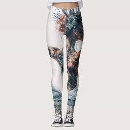 Eerlijke Elegance Ballerina met schedel Leggings