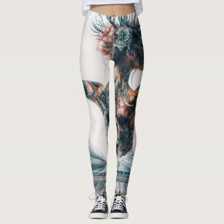 Eerlijke Elegance Ballerina met schedel Leggings