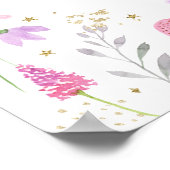 Eerlijke feestdag gekantelde tuinen welkom poster (Hoek)