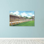 Eerlijke grond Uitzicht Race Track Canvas Afdruk (Insitu (Houten vloer))