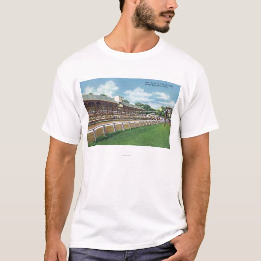 Eerlijke grond Uitzicht Race Track T-shirt (Voorkant)