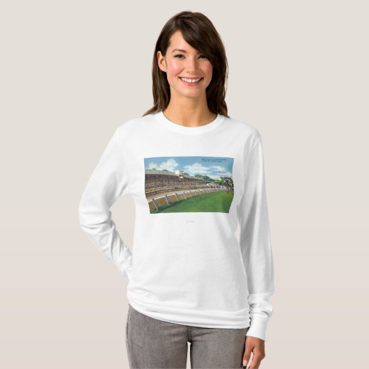 Eerlijke grond Uitzicht Race Track T-shirt (Voorkant volledig)