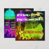 Eerlijke Halloween Haunted Barn - Wees moedig Kaart (Voorkant / Achterkant)